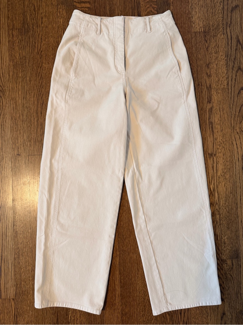 Aritzia Wilfred Free Cream Wide Leg Utility Pants Size 4